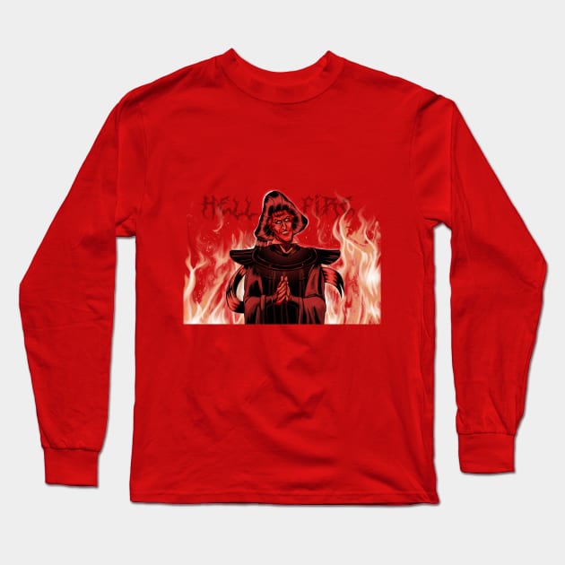 HellFire Long Sleeve T-Shirt by Mo-Machine-S2